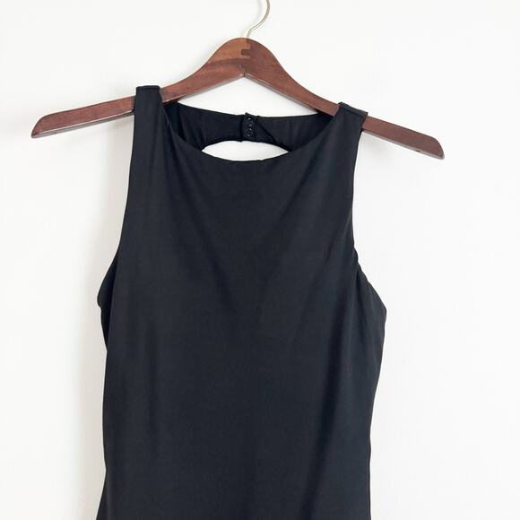 ANDIE SWIM The Corsica High Neck Open Back One Piece Swimsuit Black Large L - Picture 4 of 9